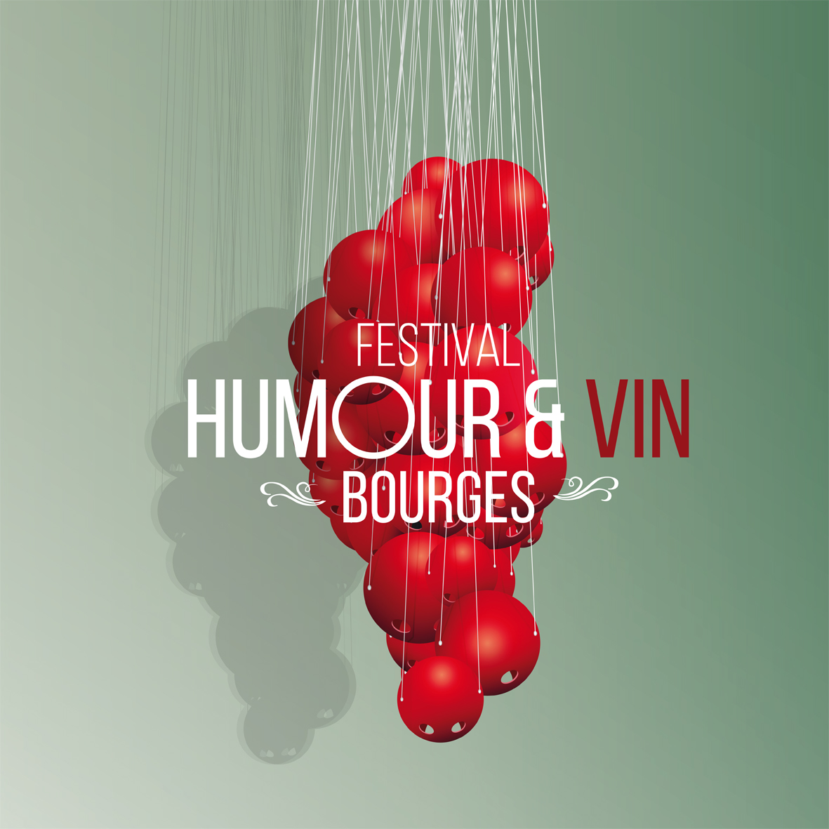 Affiche Bourges Humour et Vin 2024